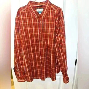 Columbia mens button down shirt